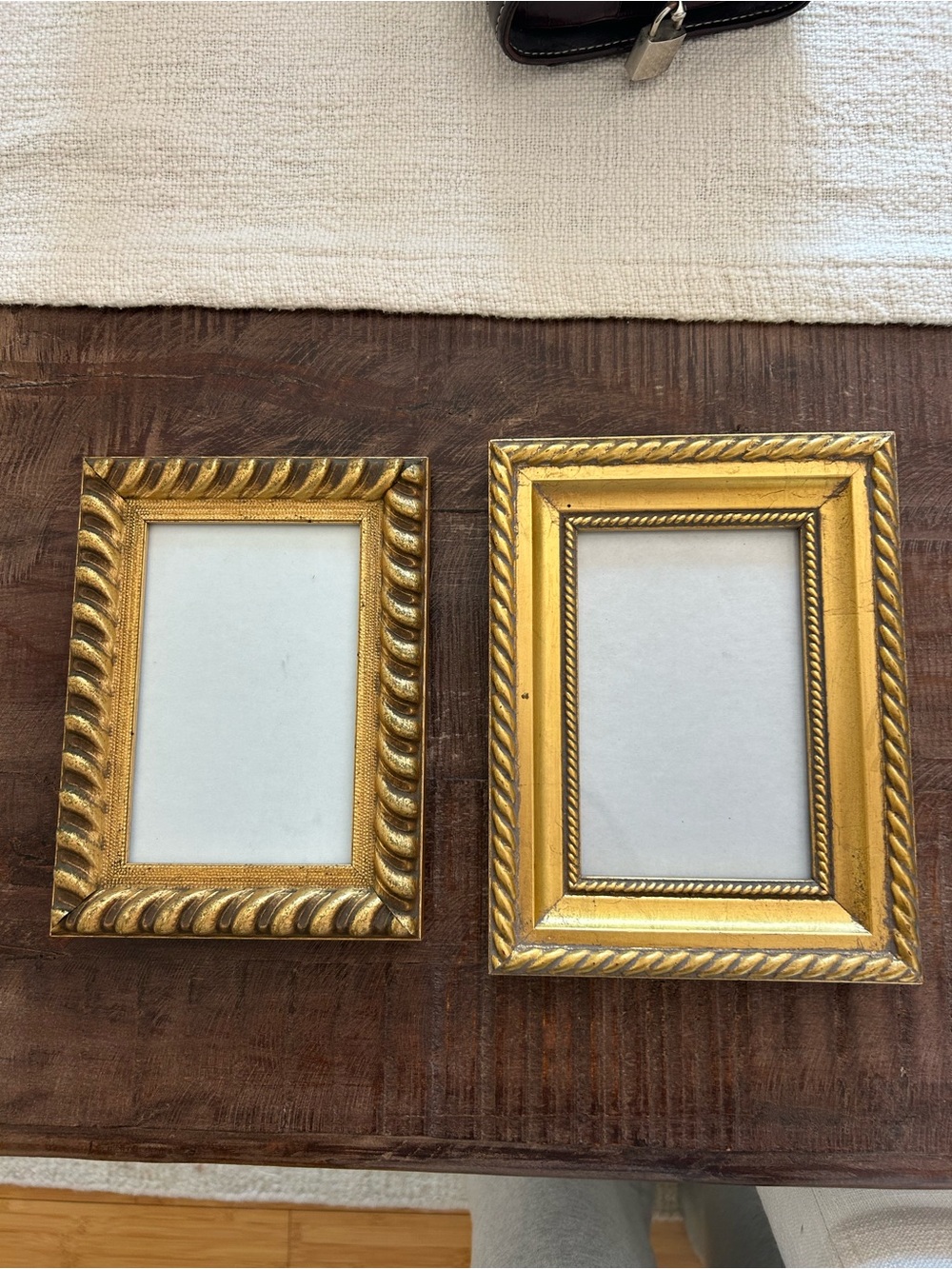 Vintage gold picture frames